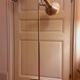 Floor lamp, reading light with two spots from the 70s in chromed metal and brushed aluminum