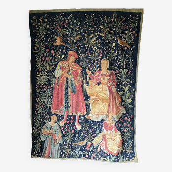Wall tapestry reproduction of Artis Flora entitled the concert