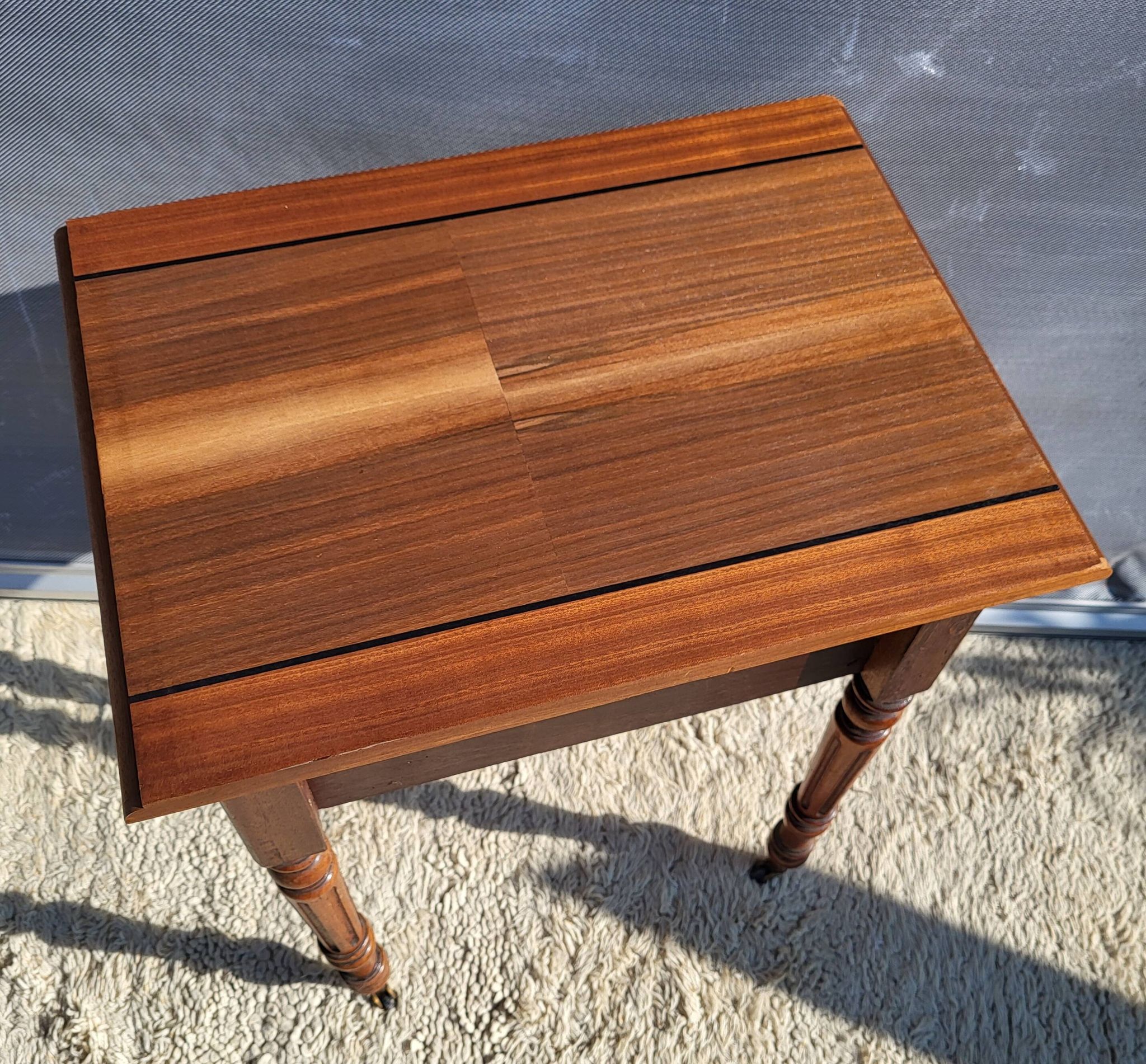 Louis Philippe secret table marquetry