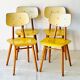 Chaises de bistrot par Ton, années 1950