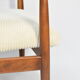 Fauteuil vintage entièrement restauré designer E.Homa, années 60, Cordon beige