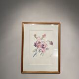 Still life, flower throw, signed and dated 92