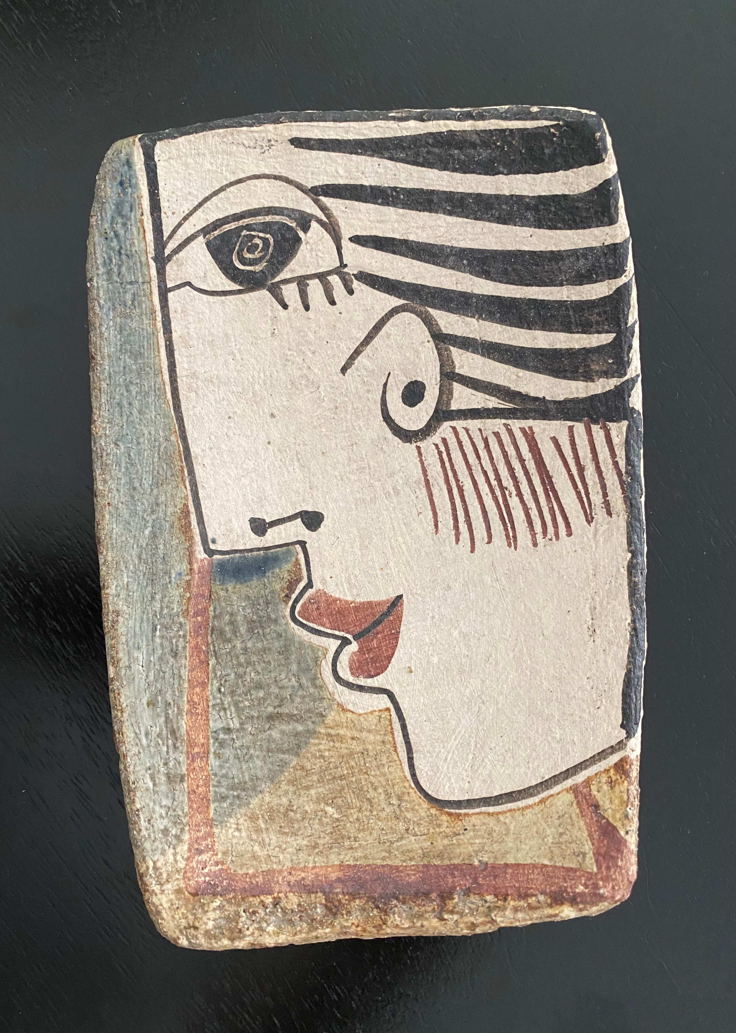 Terracotta cup contemporary pattern