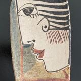 Terracotta cup contemporary pattern