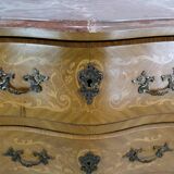 Chest of drawers made in walnut with marble top from 1860s