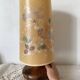 Vintage lamp with wooden base, 44 cm