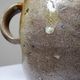 Ancient stoneware pot from Puisaye with two handles, late 19th to early 20th century.