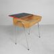 Antique children's desk with flap, 1950