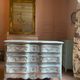 Antique Louis XV style chest of drawers in crossbow shape