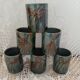 6 vintage handmade cups/mugs
