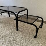 Table basse extensible design Memphis années 80
