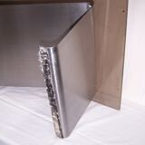 Stainless steel coffee table years 70
