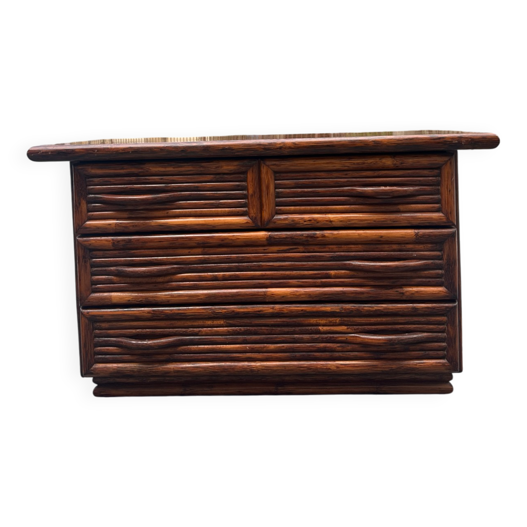 Commode en rotin Maugrion pour Rochebobois
