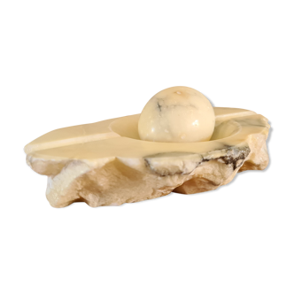Ashtray in alabaster 1950