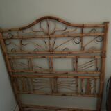 Rattan bamboo headboard
