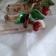 Knife rest in ceramic slip Denise Picart circa 1940