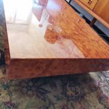 Gold magnifying glass coffee table 70