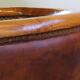 Vintage pair of 20th century Danish Leather Chairs, ca. 1930s