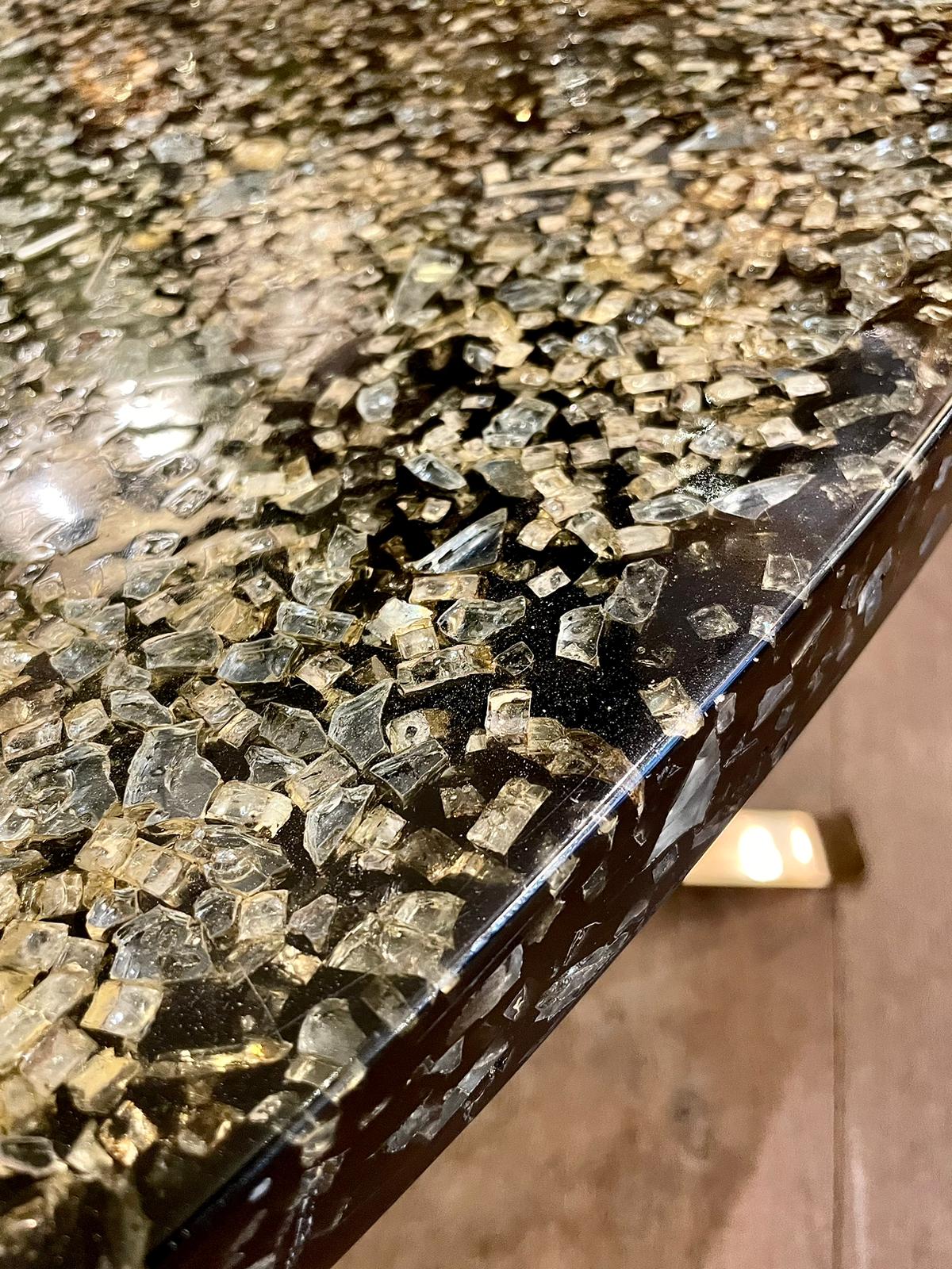Pierre Giraudon resin coffee table