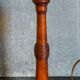 Art-deco lamp foot in solid wood turned 40s