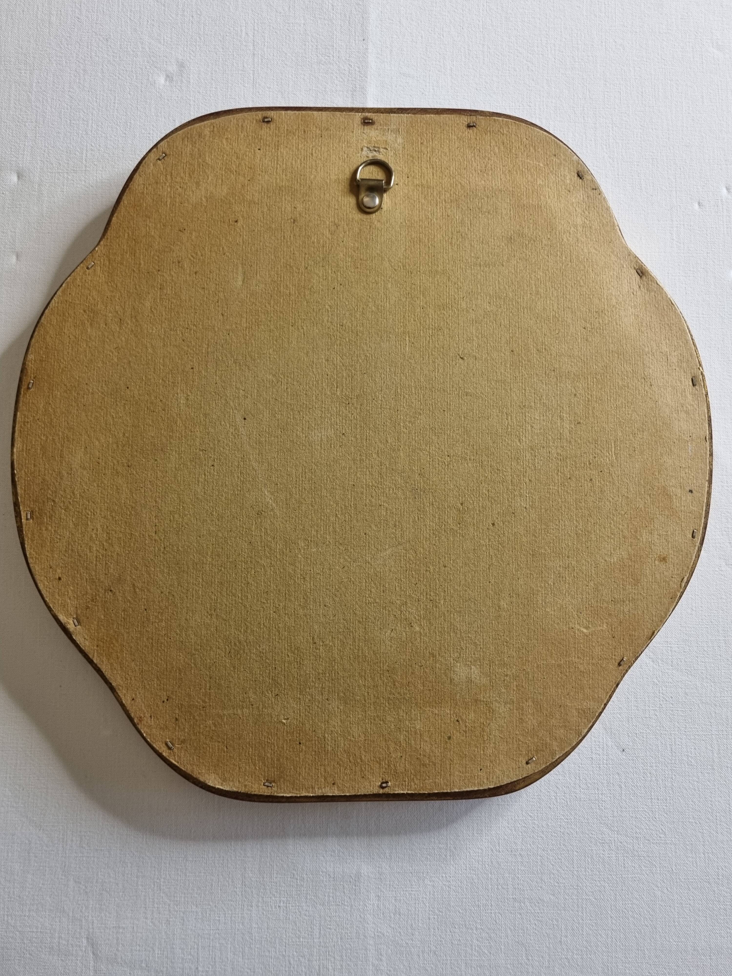 Miroir quadrilobé vintage de style gothique, 32 cm
