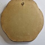 Vintage quadrilobed mirror in gothic style, 32 cm