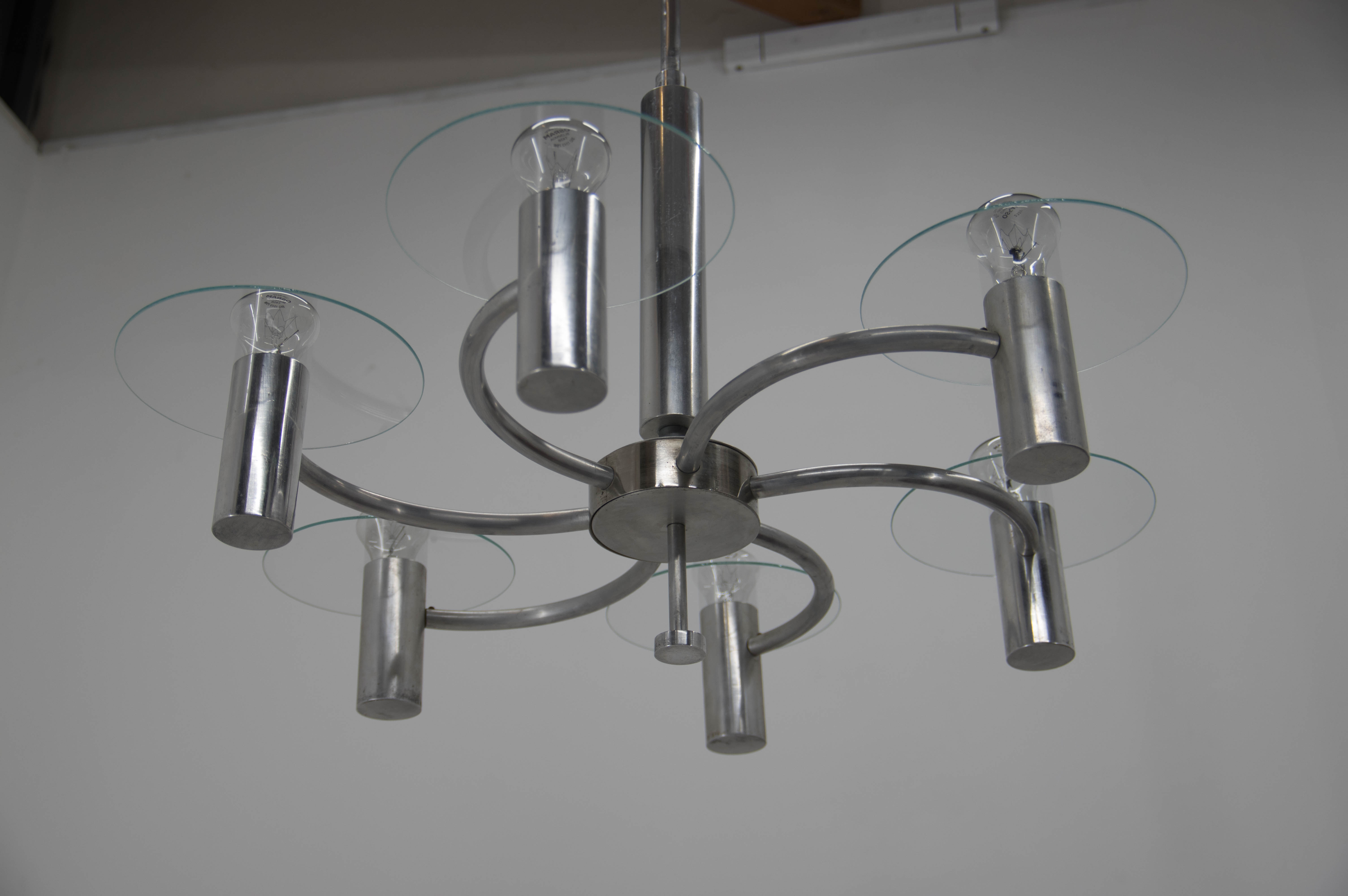 Rare "Propeller"  Chandelier, 1930s