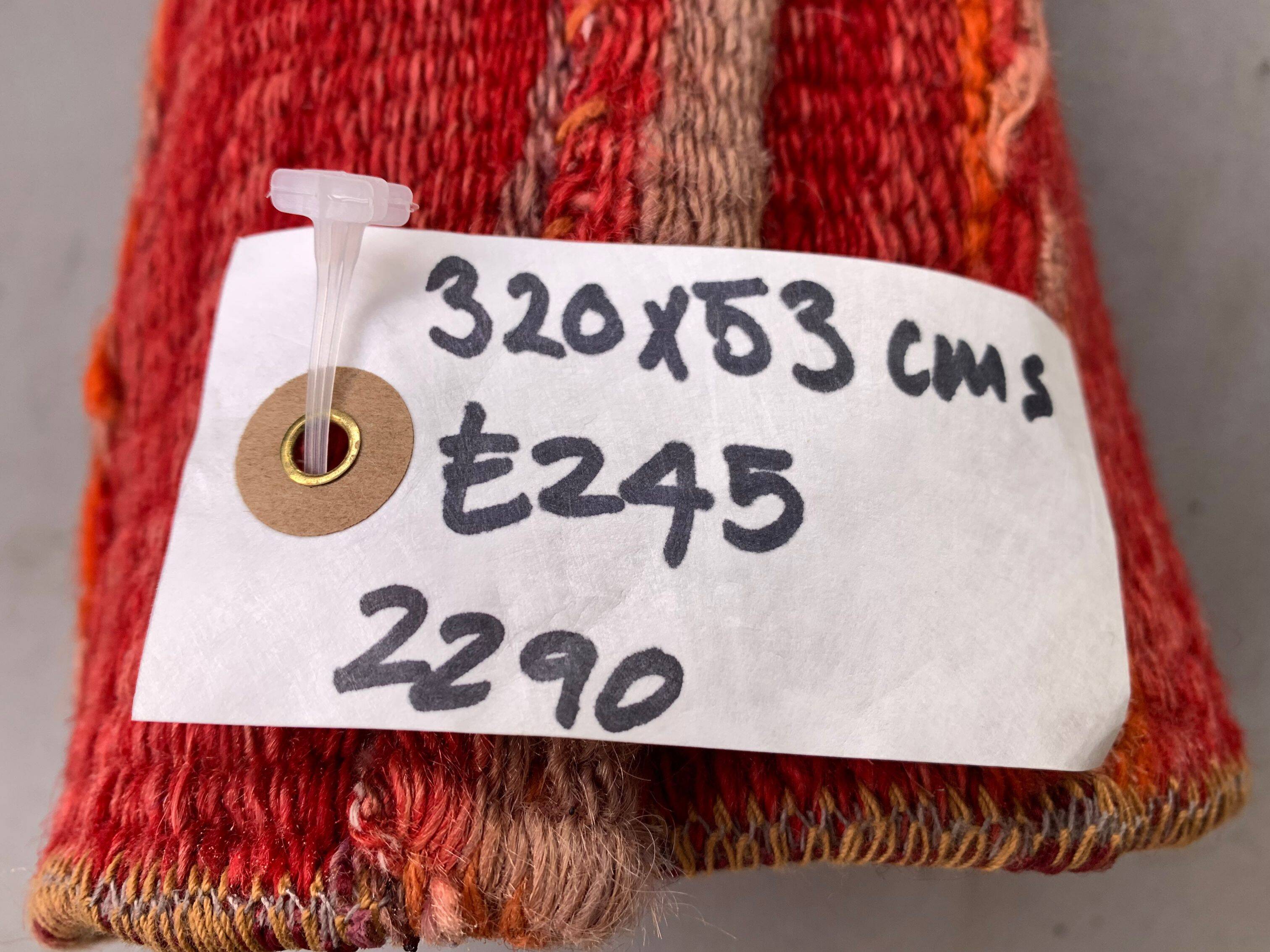 Old Turkish narrow Kilim Runner 320x53 cm shabby chic, vintage kelim