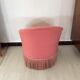 Toad armchair in Pink Velvet