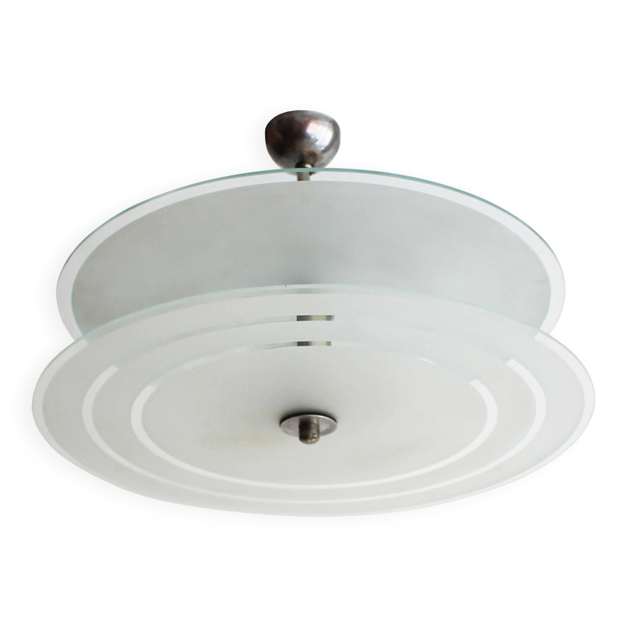 1930s Bauhaus-Style Ceiling Light