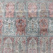 XXL vintage carpet in Kashmir silk Garden of Paradise