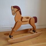 Wooden rocking horse