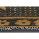 1970s Vintage Turkish Oushak Handmade Wool Cotton Orange Area Rug 170x340