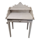 Old vintage wooden dressing table