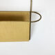 Vintage Brass Wall Hanging Magazine Holder, Austria, 1950s