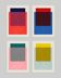 4 impressions d'art géométriques. Format (50x70cm)