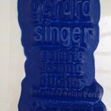 Gerard Singer blue thermoformed poster