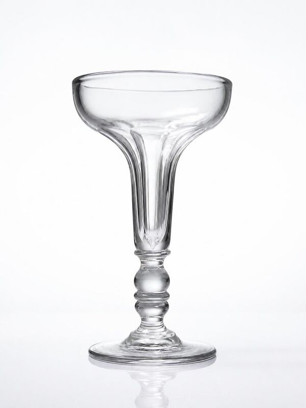 Coupe à champagne, champenoise ancienne attribuée à Baccarat, Napoleon III