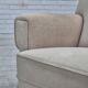 1970s, Danish vintage chair, furniture velour, ash wood, original condition.