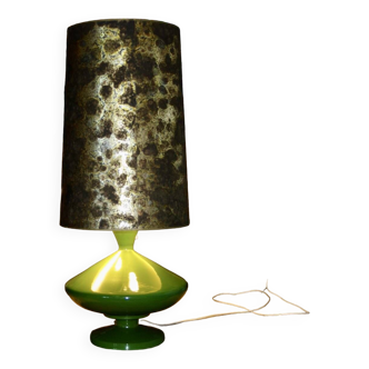 Vintage toupie floor lamp in ceramic from temde switzerland 1960