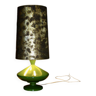 Lampadaire toupie vintage en céramique de temde suisse 1960
