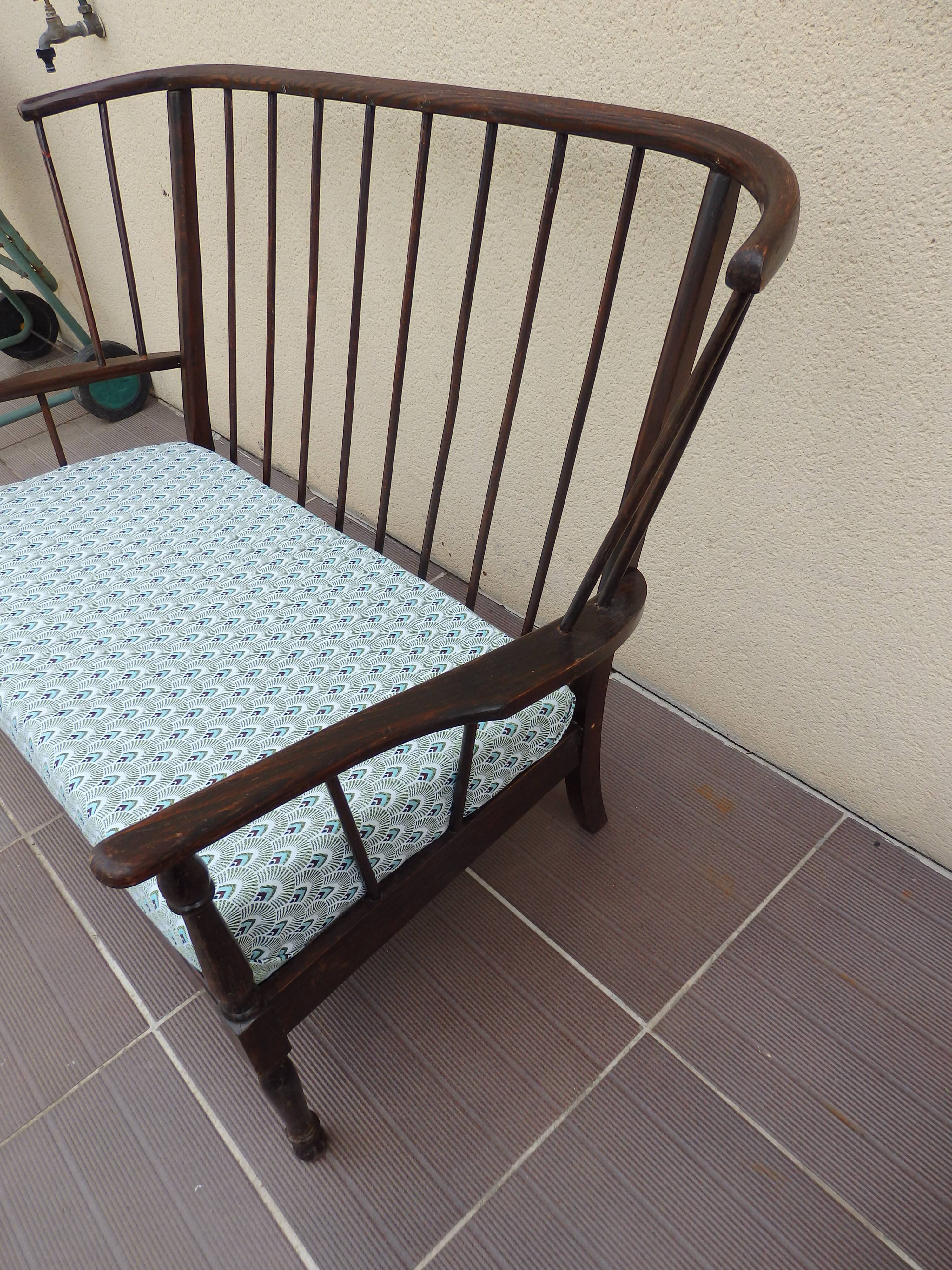 Baumann vintage 2-seater sofa bench