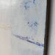 Toile abstraite blanche, peinture à l’huile XXème