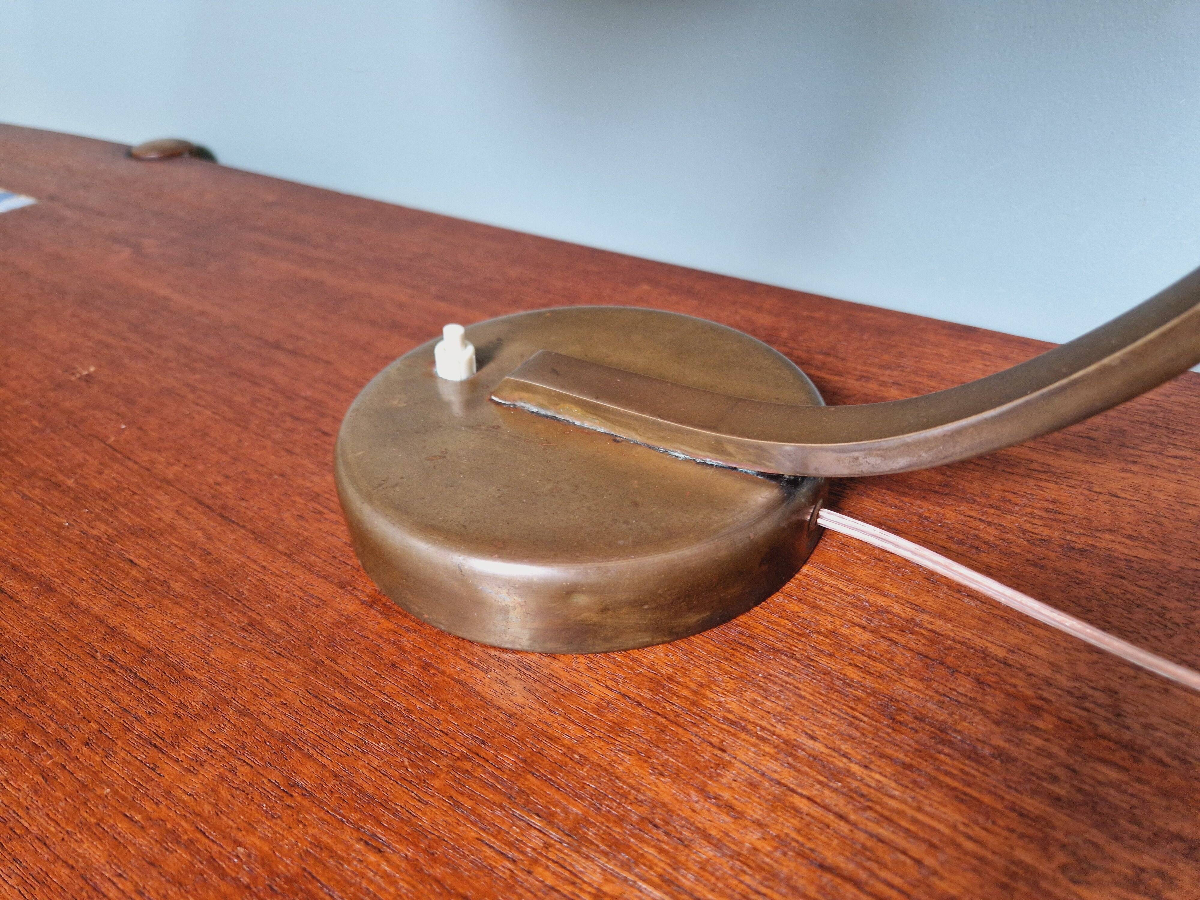 Bauhaus brass desk lamp, Egon Hillebrand