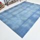 Blue vintage rug 209x294cm
