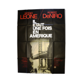 Original movie poster "Once Upon a Time in America" 1984 De Niro, J.Woods.