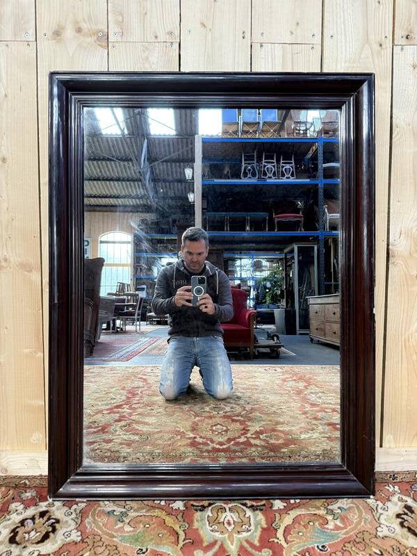Miroir en bois style Palissandre miroir mercure.