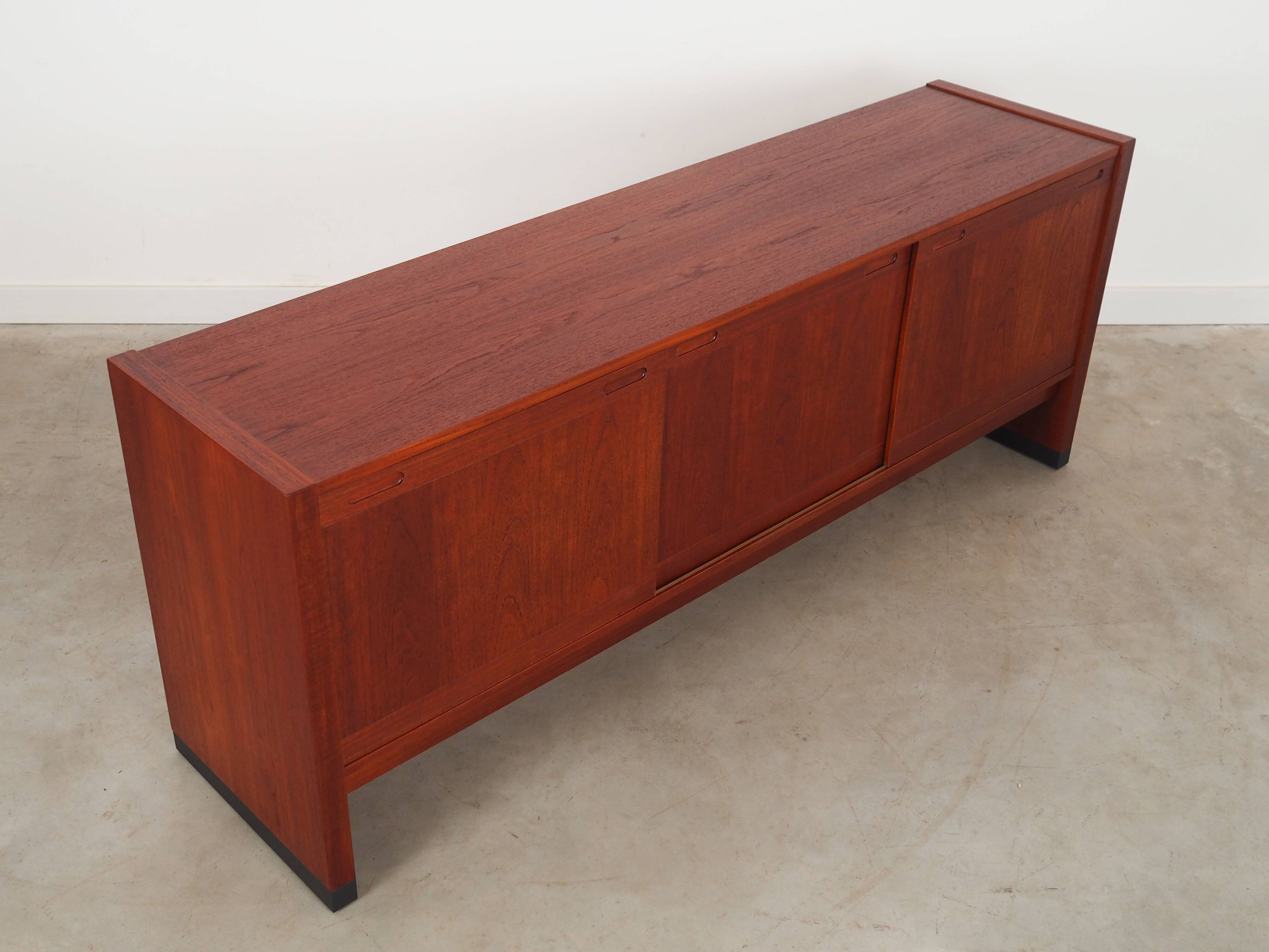 Teak sideboard, Danish design, 1960s, production: Skovby