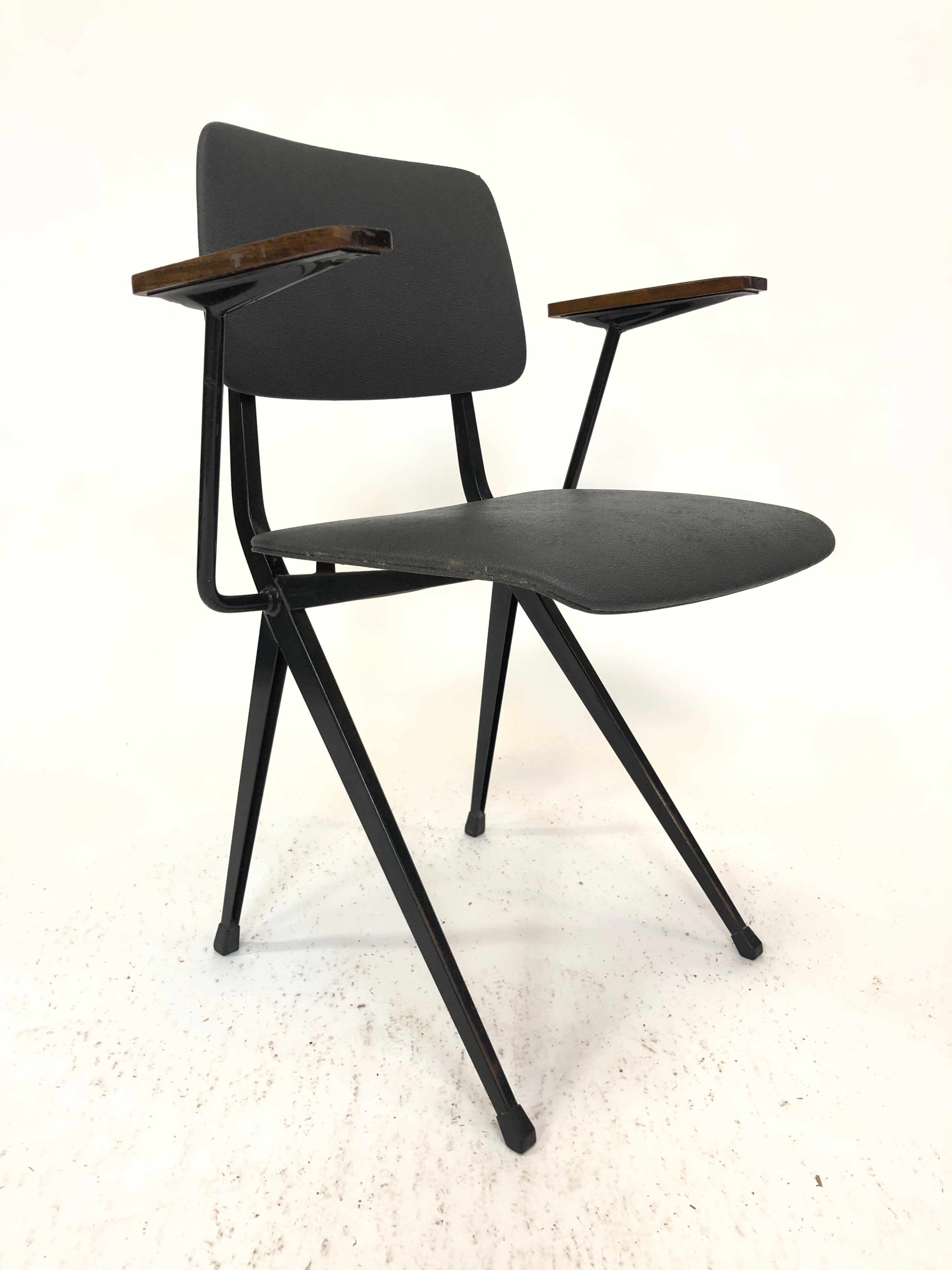 Armrest upholstery in skai industrial chair Marko Holland