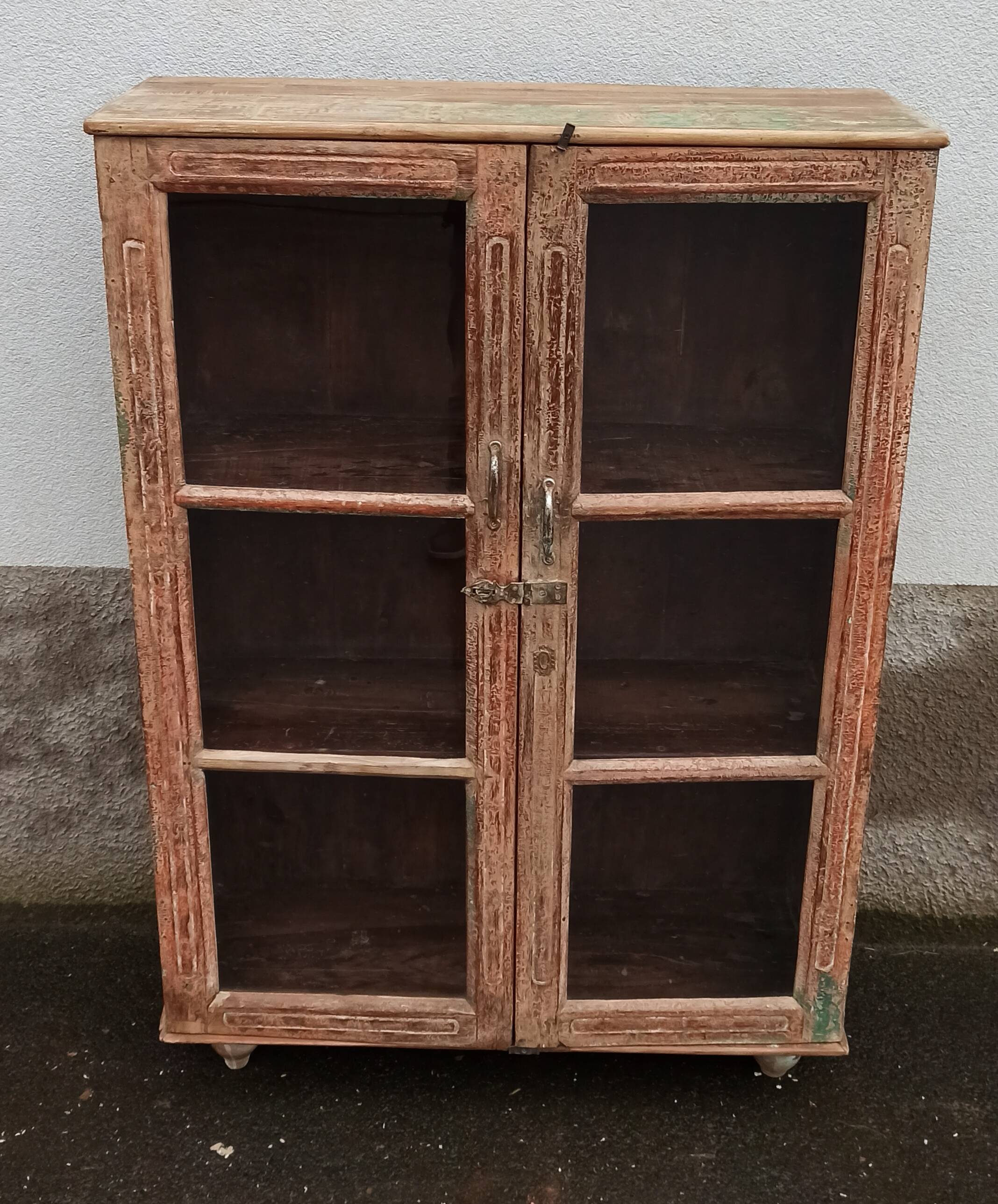Old glass cabinet